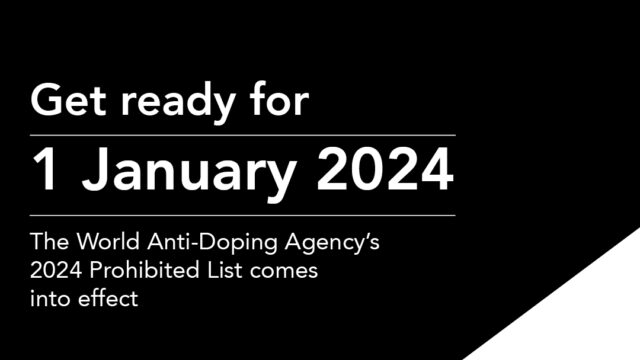 Get Ready Graphic black WADA Prohibited List