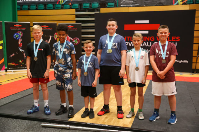 Boys with medals at Gemau Cymru 2019