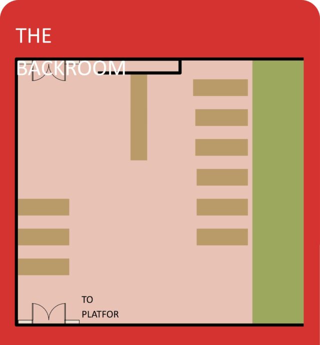 Warm up room plan